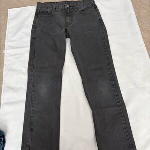 Levi's Men's Charcoal Straight Jeans